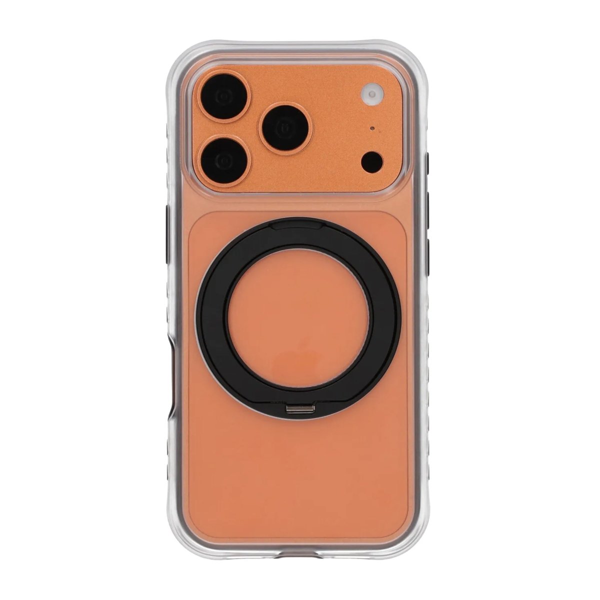 iPhone 17 Pro/iPhone 18 Pro Deksel ringstativ MagSafe Svart