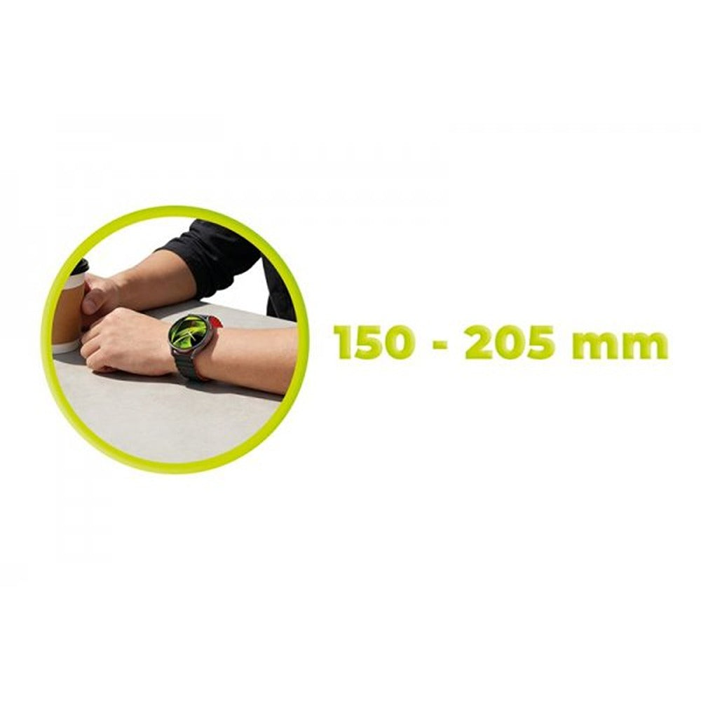 Mobile Origin Samsung Galaxy Watch 8/9 40/44mm/Classic 46mm Armbånd Easy Strap Magnetic Svart Oransje
