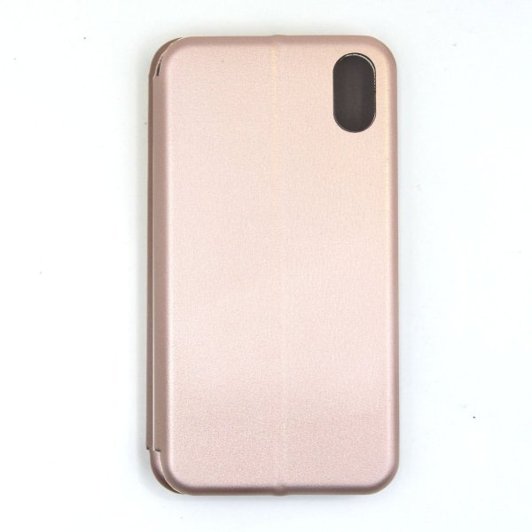 iPhone Xs Max Etui med Stativ Rosegull