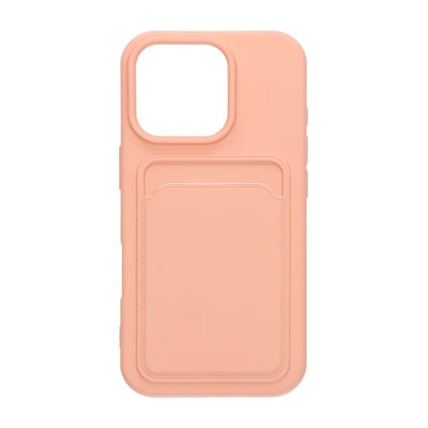 iPhone 16 Pro Deksel Kortholder Rosa