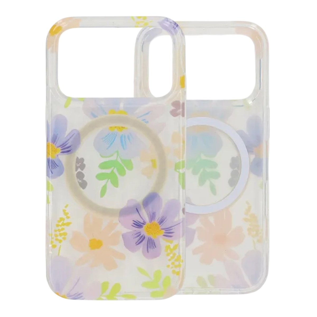 iPhone 17 Pro Max Deksel Floral MagSafe Lilla Gul