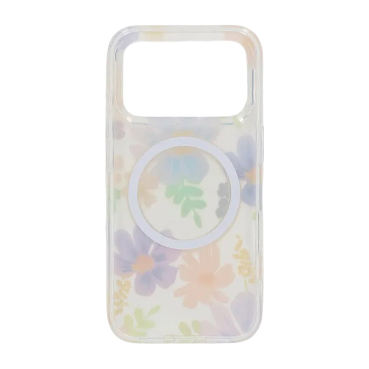 iPhone 17 Pro Max Deksel Floral MagSafe Lilla Gul