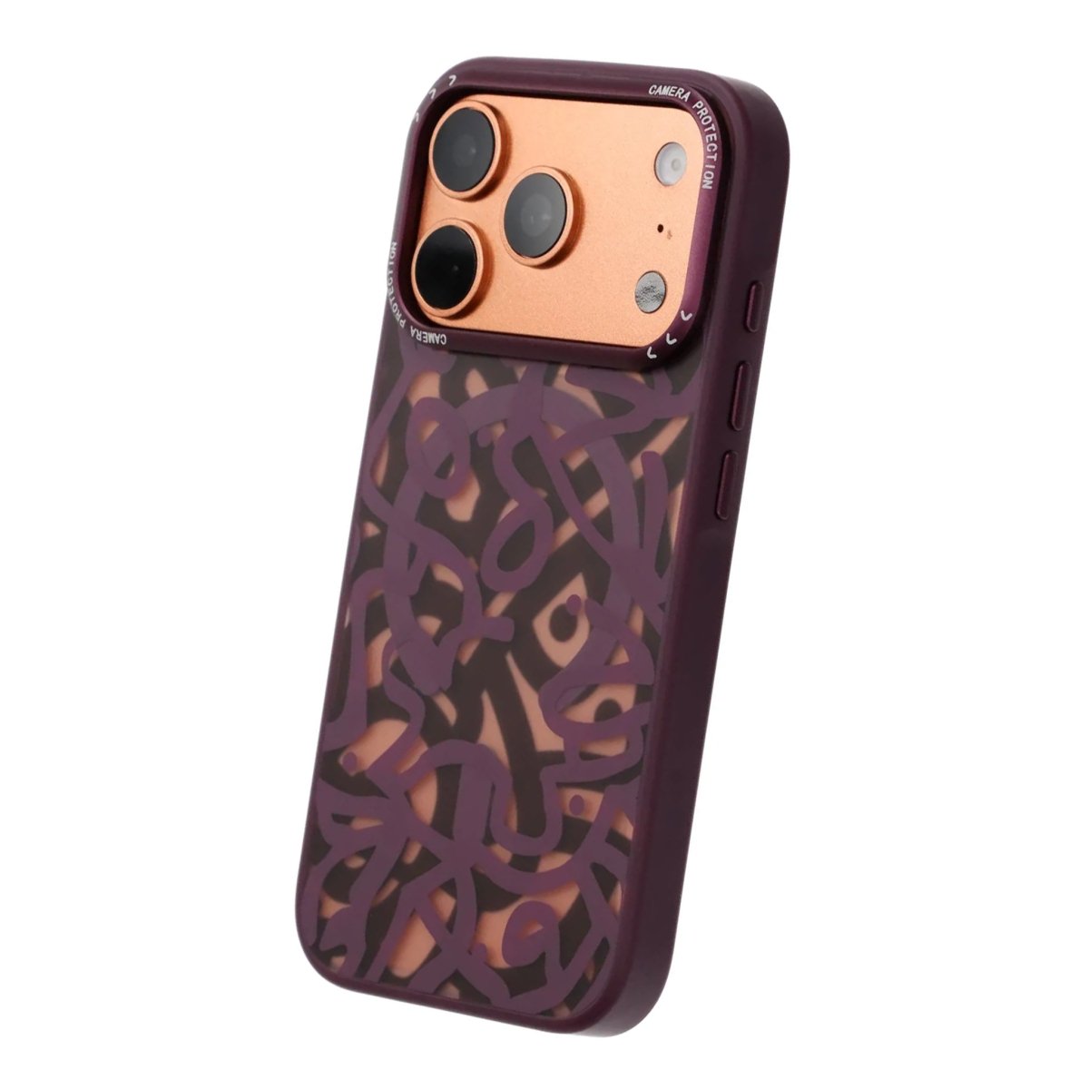 iPhone 17 Pro Deksel Graffiti MagSafe Lilla