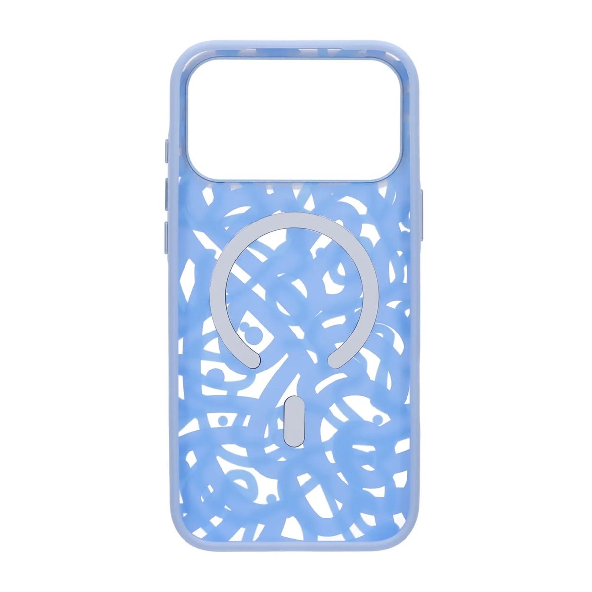 iPhone 17 Pro Deksel Graffiti MagSafe Lyseblå