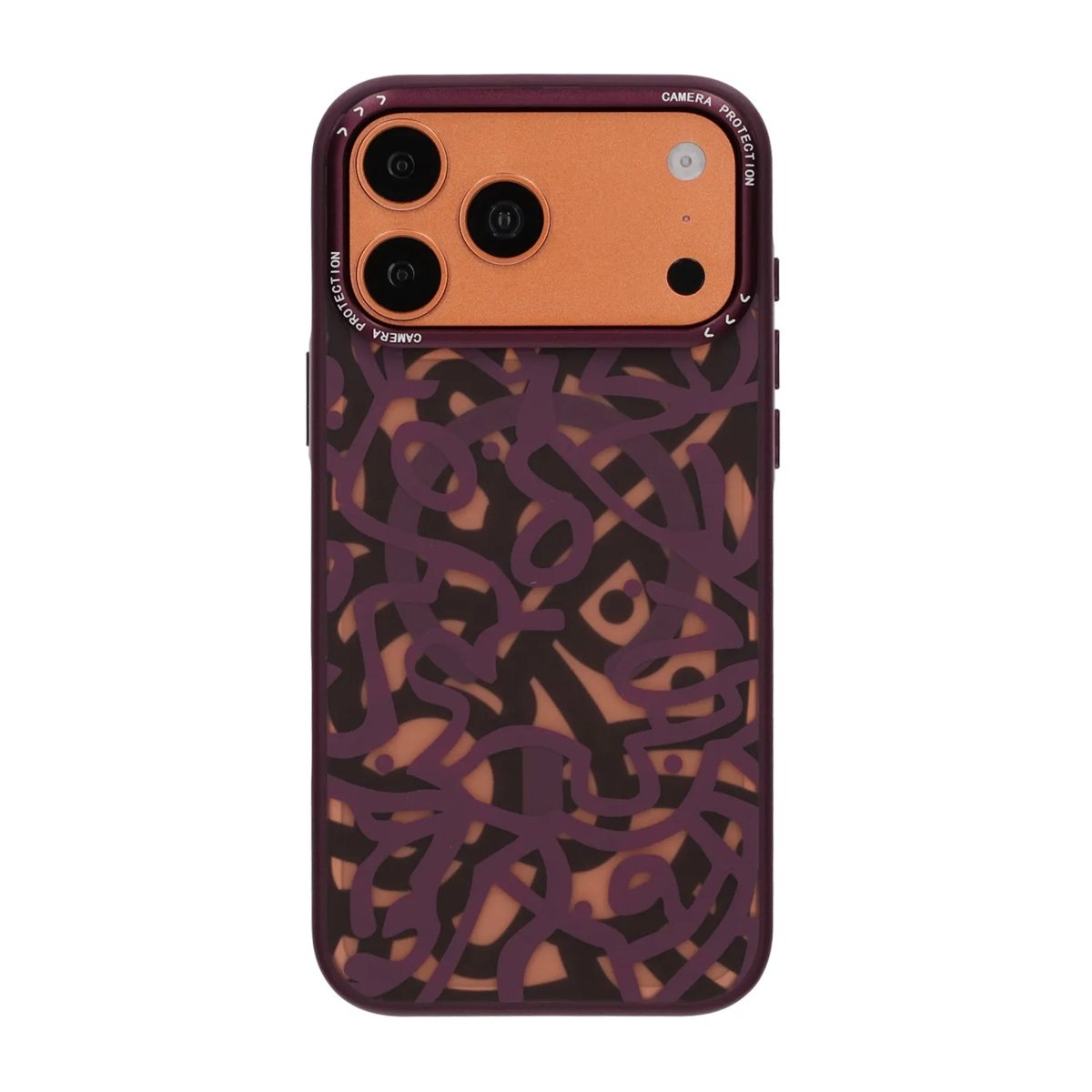 iPhone 17 Pro Max Deksel Graffiti MagSafe Lilla