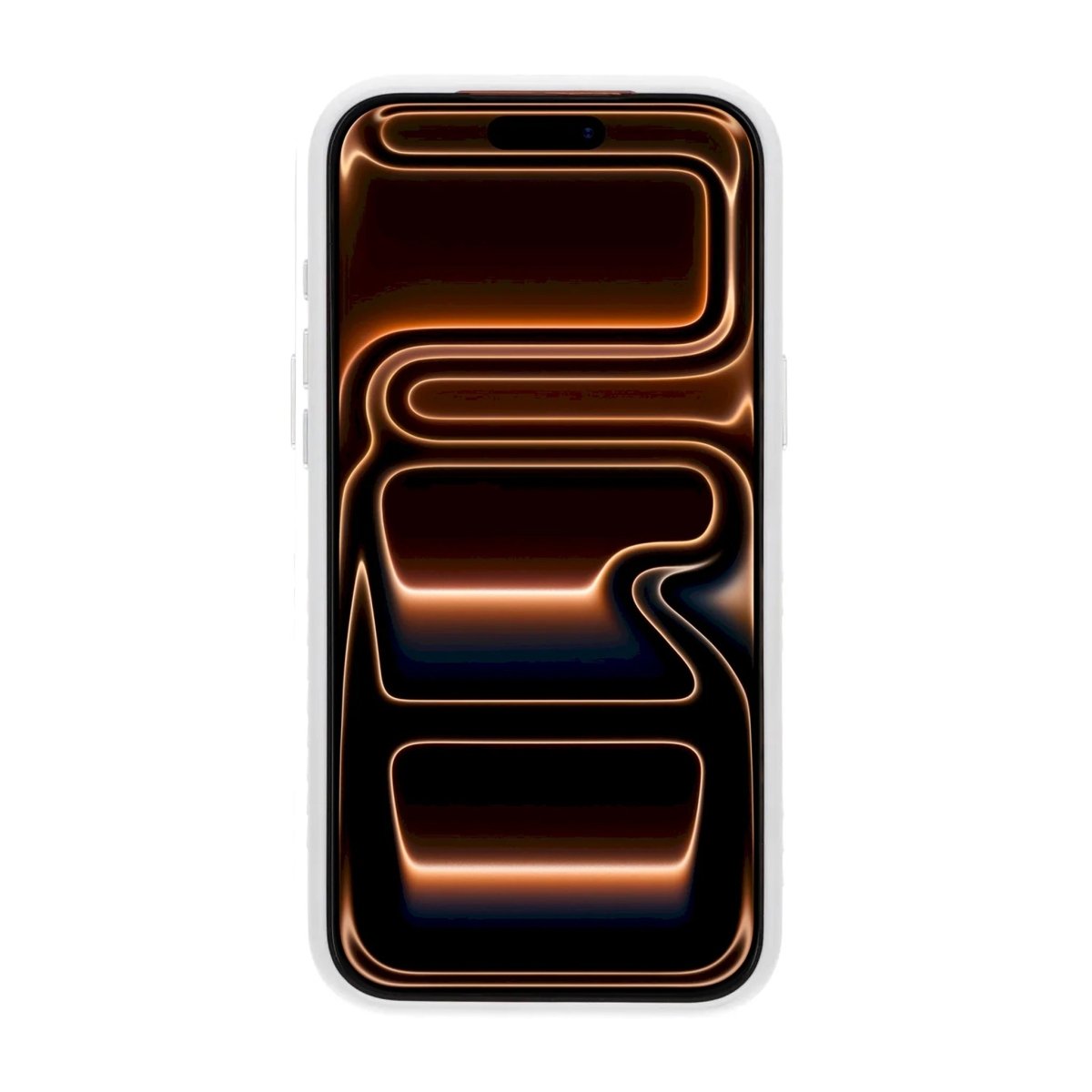 iPhone 17 Pro/iPhone 18 Pro Deksel med MagSafe-stativ og strass Hvit