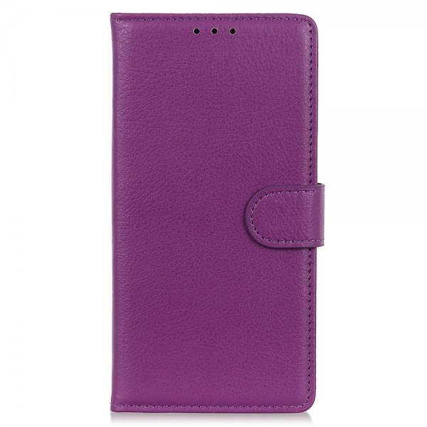 Motorola Edge 30 Neo Etui Litchi Lilla