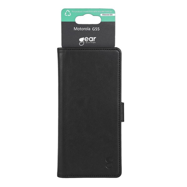 Gear Motorola Moto G35 5G Etui 3 Kortlomme Svart