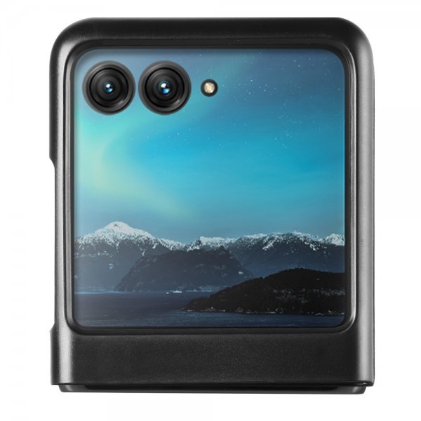 Motorola Razr 40 Ultra Deksel Karbonfibertekstur Khaki