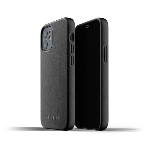 Mujjo iPhone 12 Mini Deksel Full Leather Case Tan