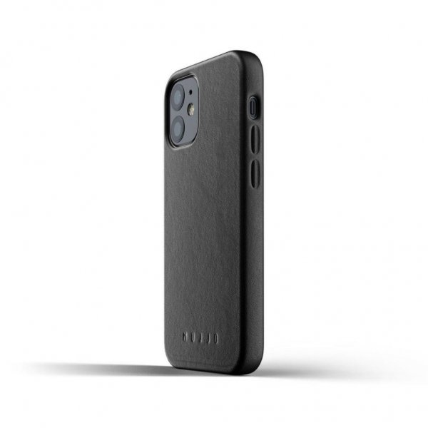 Mujjo iPhone 12 Mini Deksel Full Leather Case Tan
