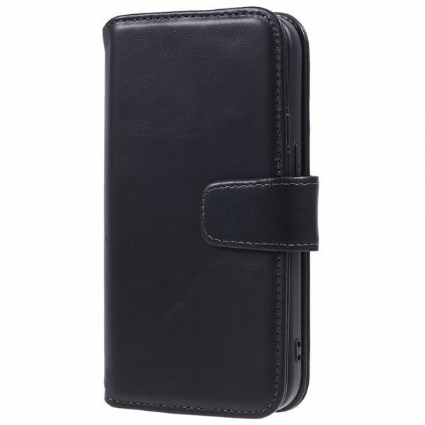 Nordic Covers iPhone 12 Mini Etui Essential Leather Kortlomme Raven Black