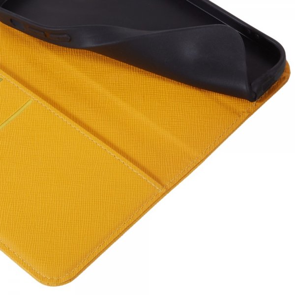 Nokia G42 Etui med Kortlomme flipp Gul