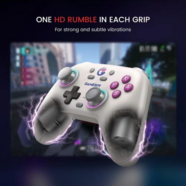 GameSir Nova HD Rumble Spillkontroller 2.4G Neon Teal