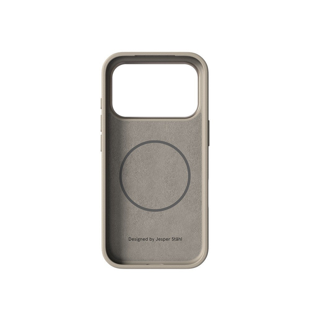 Nudient iPhone 17 Pro/iPhone 18 Pro Deksel Bold Case MagSafe Linen Beige