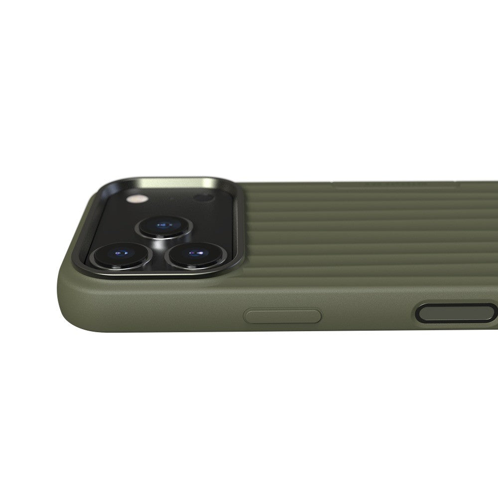 Nudient iPhone 17 Pro/iPhone 18 Pro Deksel Bold Case MagSafe Olive Green