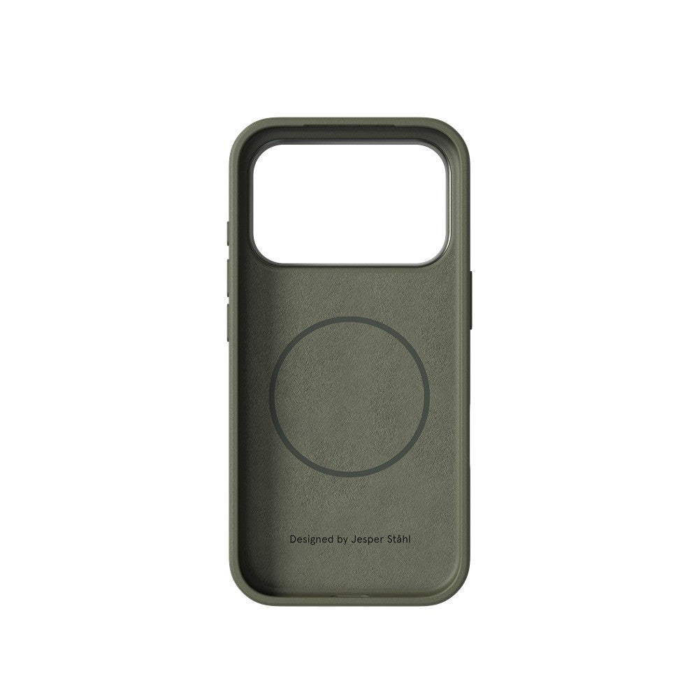 Nudient iPhone 17 Pro/iPhone 18 Pro Deksel Bold Case MagSafe Olive Green