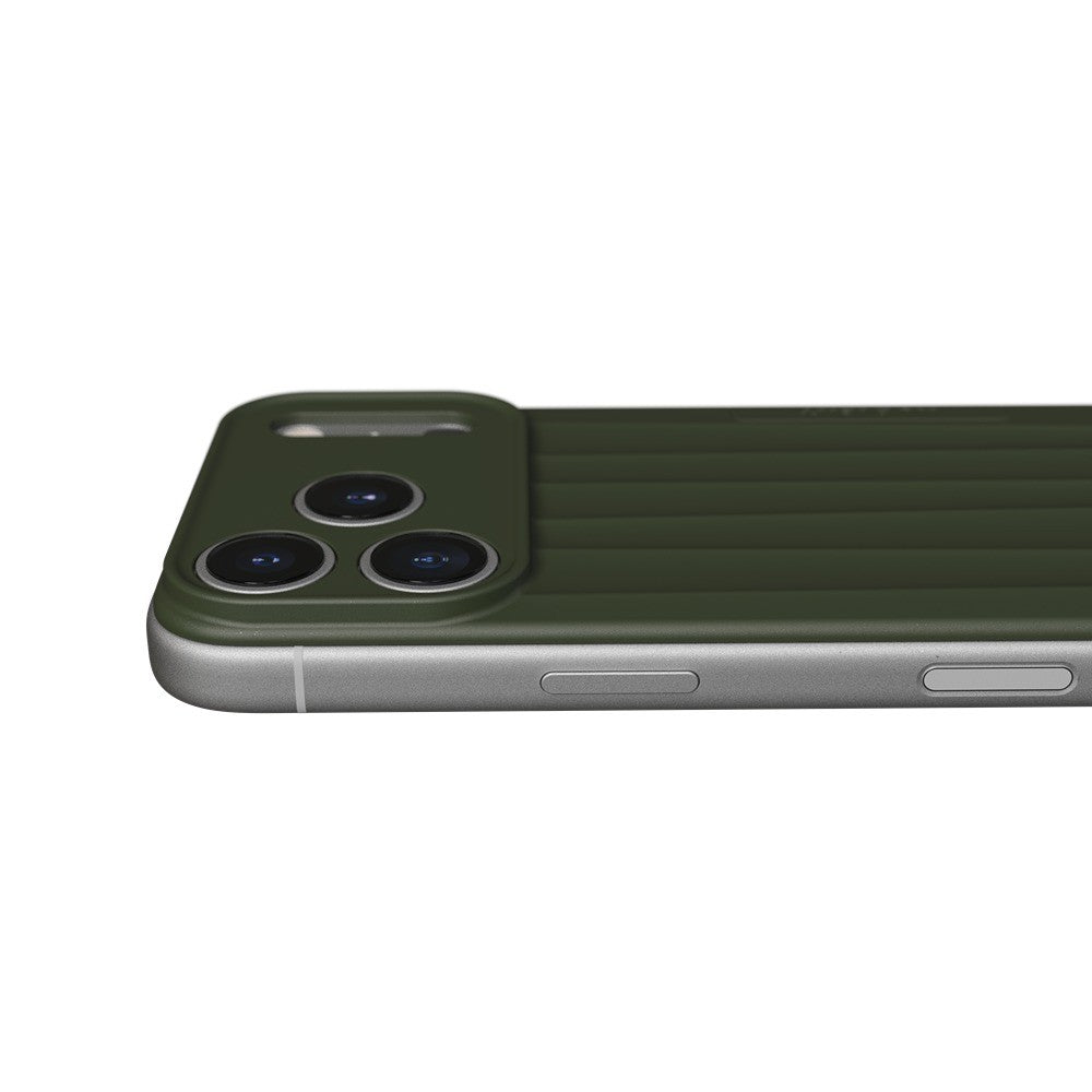 Nudient iPhone 17 Pro/iPhone 18 Pro Deksel Slice Case MagSafe Pine Green