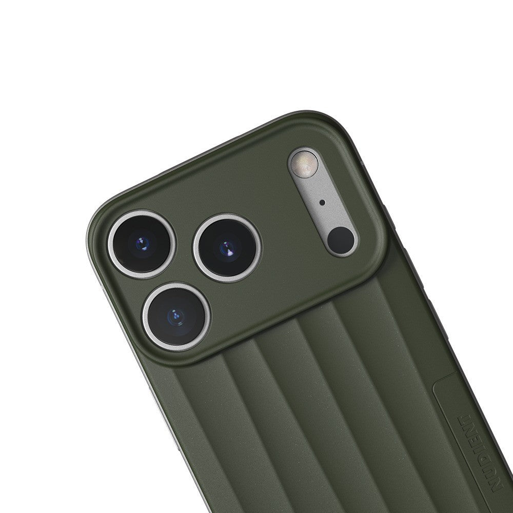 Nudient iPhone 17 Pro/iPhone 18 Pro Deksel Slice Case MagSafe Pine Green