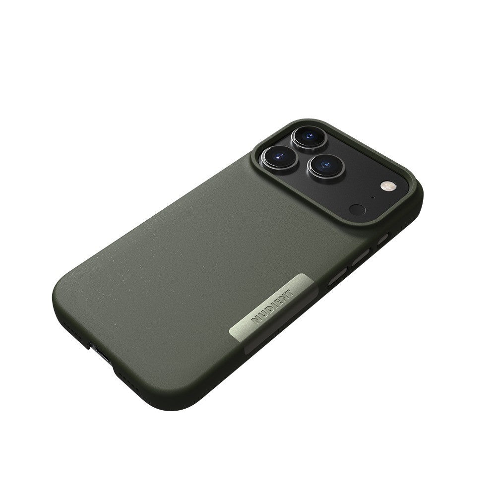 Nudient iPhone 17 Pro/iPhone 18 Pro Deksel Thin Case MagSafe Pine Green