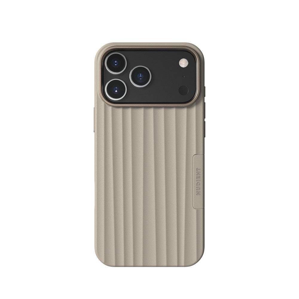 Nudient iPhone 17 Pro Max/iPhone 18 Pro Max Deksel Bold Case MagSafe Linen Beige