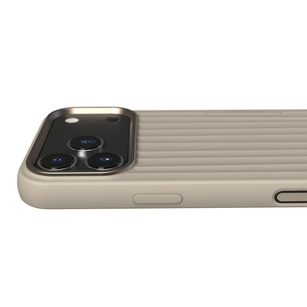 Nudient iPhone 17 Pro Max/iPhone 18 Pro Max Deksel Bold Case MagSafe Linen Beige