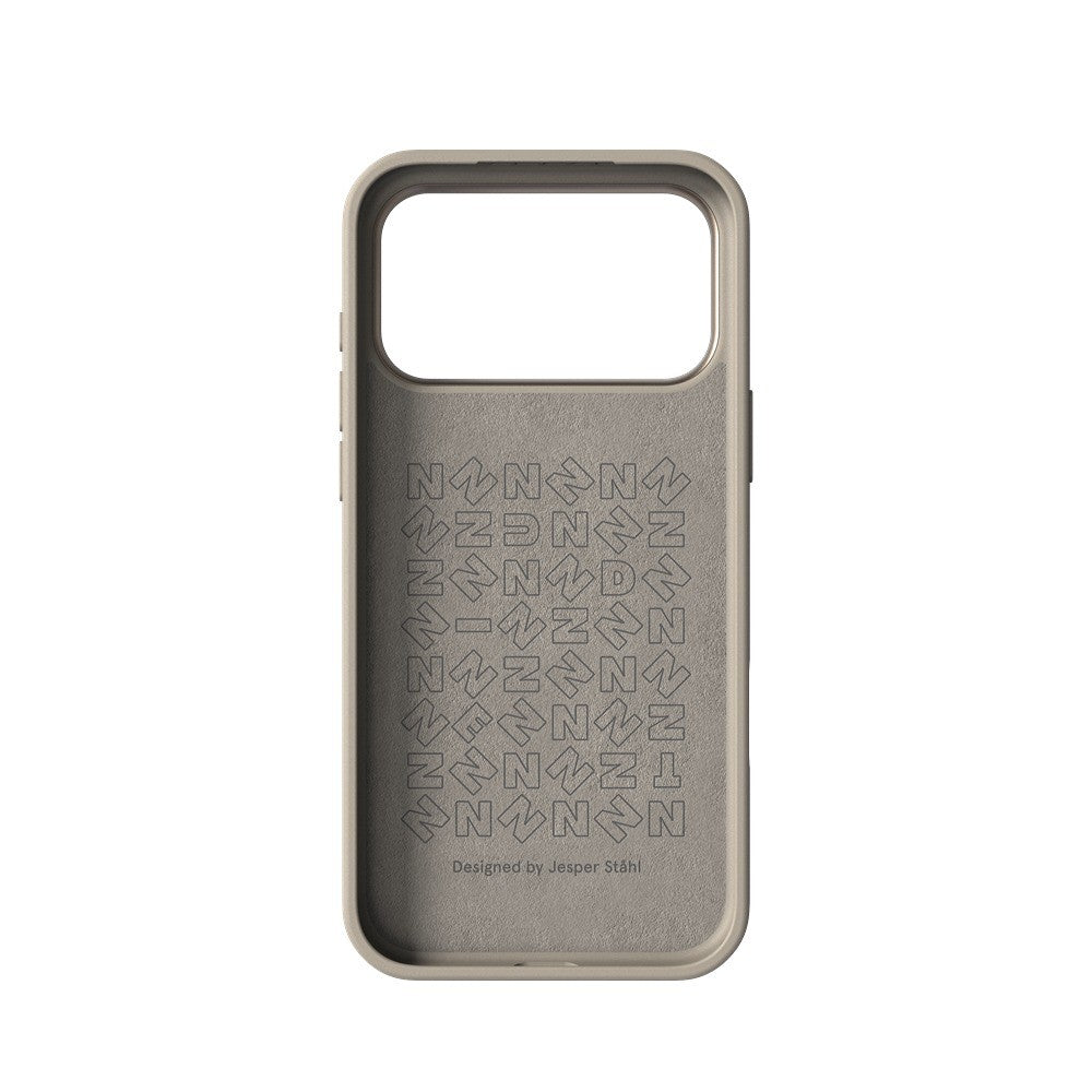 Nudient iPhone 17 Pro Max/iPhone 18 Pro Max Deksel Bold Case MagSafe Linen Beige