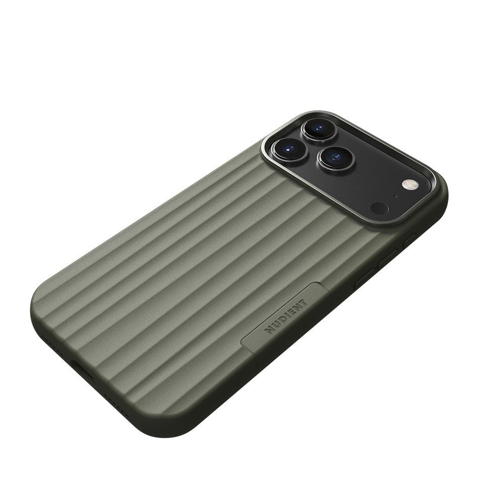 Nudient iPhone 17 Pro Max/iPhone 18 Pro Max Deksel Bold Case MagSafe Olive Green