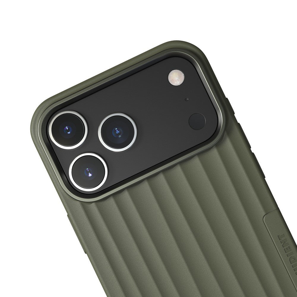 Nudient iPhone 17 Pro Max/iPhone 18 Pro Max Deksel Bold Case MagSafe Olive Green