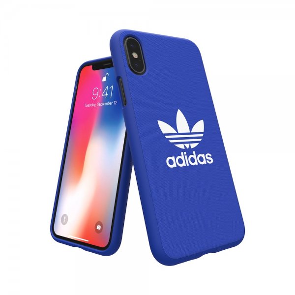 Adidas iPhone X/Xs Deksel OR Moulded Case ADICOLOR SS18 Blå