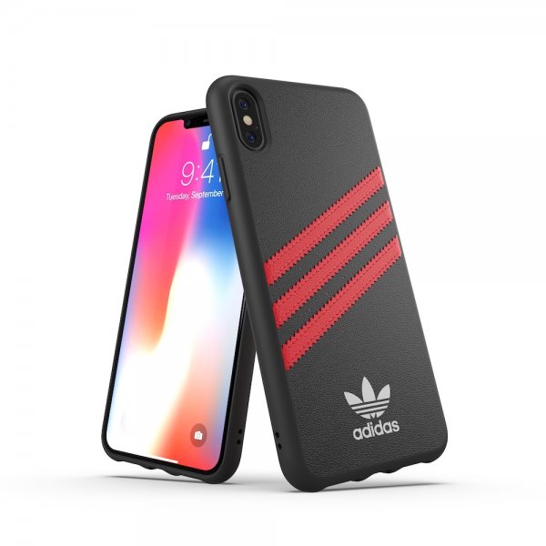Adidas iPhone Xs Max Deksel OR Moulded Case FW18 Rød Svart