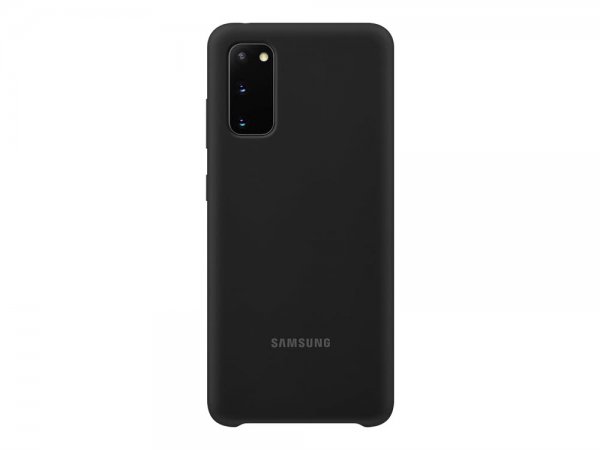 Samsung Original Galaxy S20 Plus Deksel Silikoni Cover Svart
