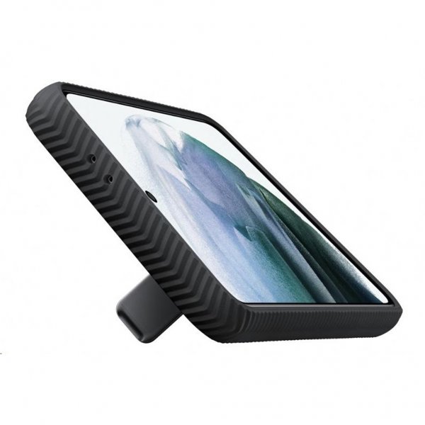 Samsung Original Galaxy S21 Deksel Protective Standing Cover Svart