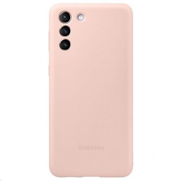 Samsung Original Galaxy S21 Deksel Silicone Cover Rosa