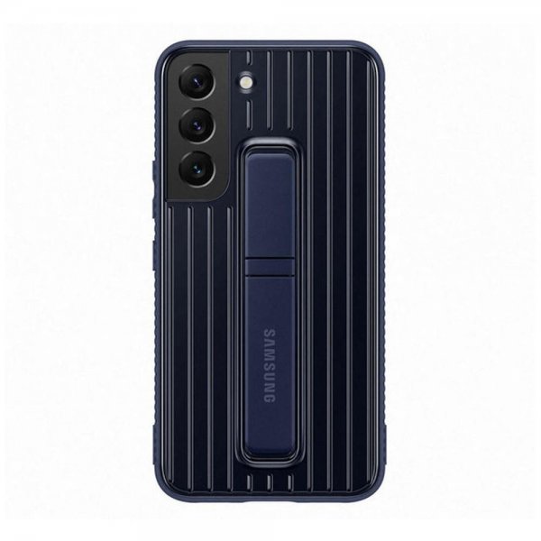 Samsung Original Galaxy S22 Plus Deksel Protective Standing Cover Navy