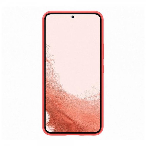 Samsung Original Galaxy S22 Plus Deksel Silicone Cover Coral