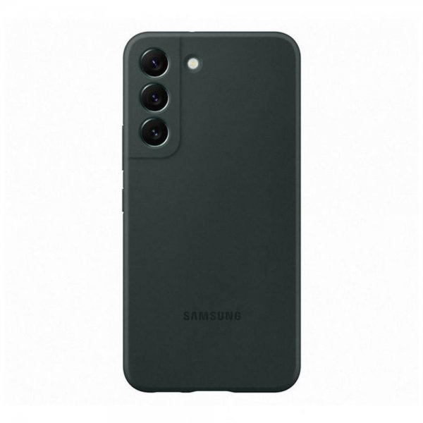 Samsung Original Galaxy S22 Deksel Silicone Cover Dark Green