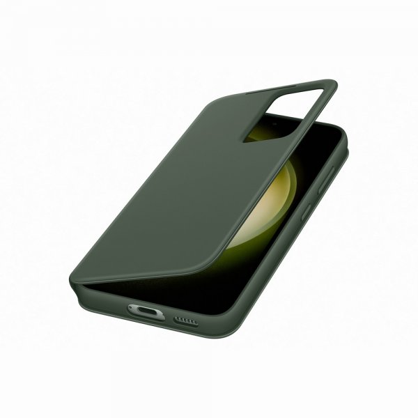 Samsung Original Galaxy S23 Plus Etui Smart View Wallet Case Khaki