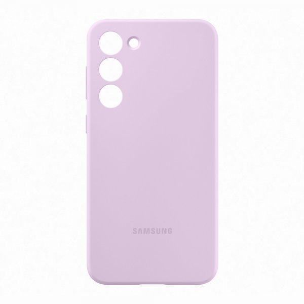 Samsung Original Galaxy S23 Plus Deksel Silicone Cover Lavender
