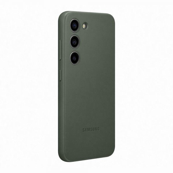 Samsung Original Galaxy S23 Deksel Leather Cover Grønn