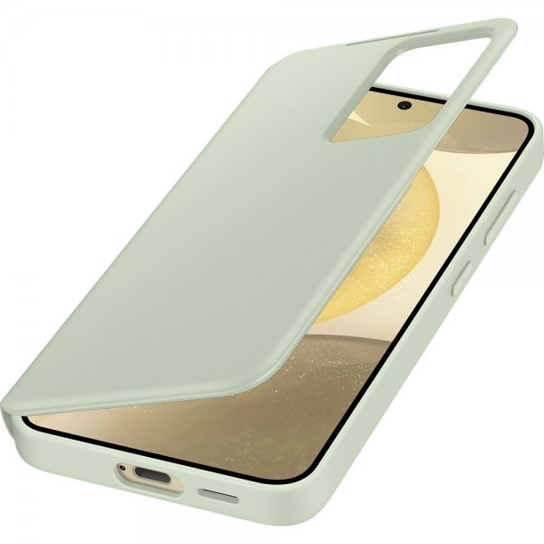 Samsung Original Galaxy S24 Etui Smart View Wallet Case Light Green