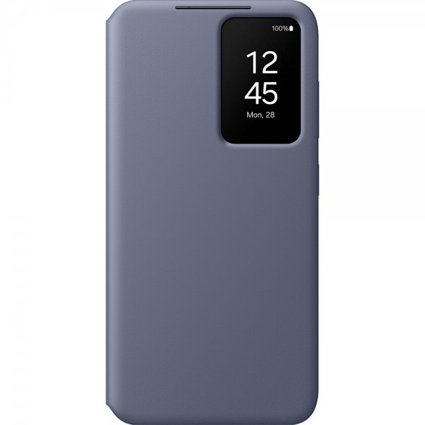 Samsung Original Galaxy S24 Etui Smart View Wallet Case Violet