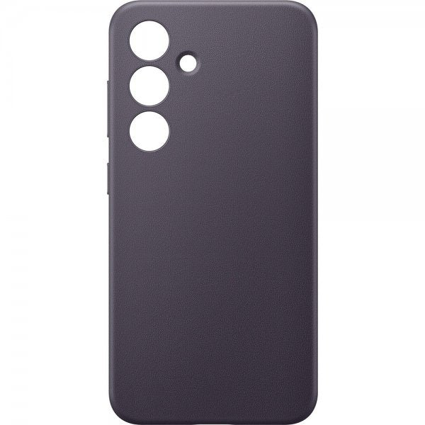 Samsung Galaxy S24 Deksel Vegan Leather Case Dark Violet