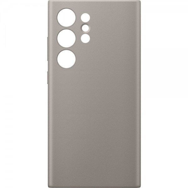 Samsung Original Galaxy S24 Ultra Deksel Vegan Leather Case Taupe