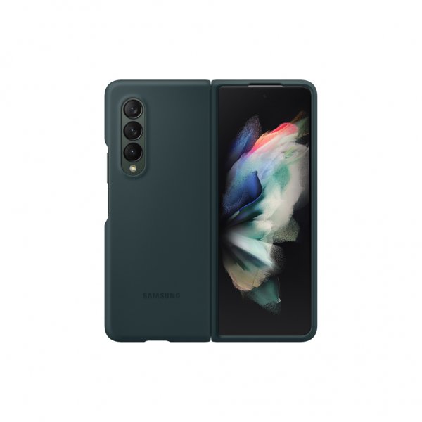 Samsung Original Galaxy Z Fold3 Deksel Silicone Cover Grønn