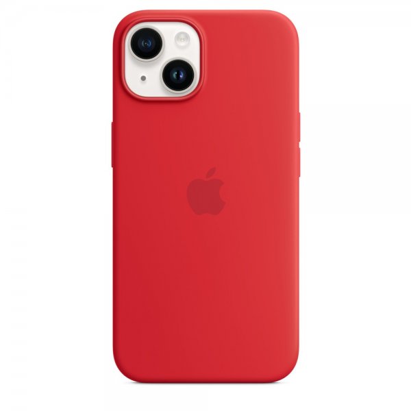 Apple Original iPhone 14 Plus Deksel Silicone Case MagSafe (PRODUCT)RED