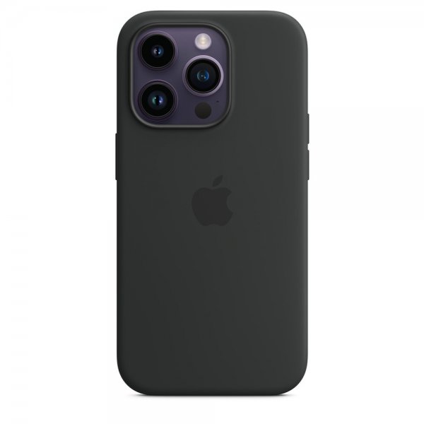Apple Original iPhone 14 Pro Deksel Silikon MagSafe Midnatt