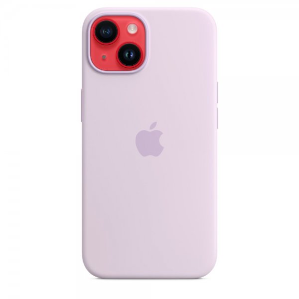 Apple Original iPhone 14 Deksel Silikon MagSafe Lilac