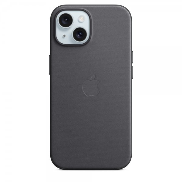 Apple Original iPhone 15 Deksel FineWoven MagSafe Svart