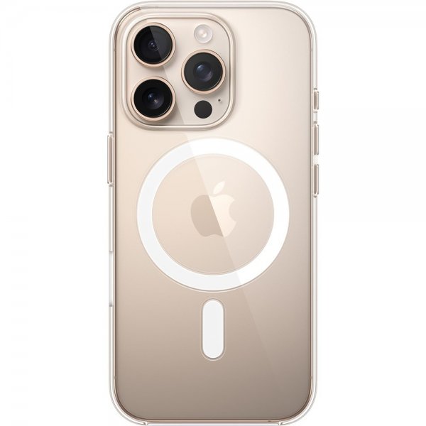 Apple Original iPhone 16 Pro Deksel Klar Deksel MagSafe Klar
